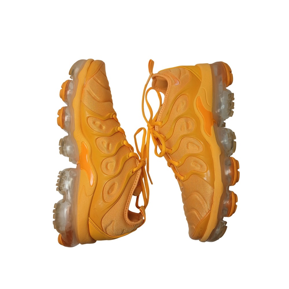 Nike Air VaporMax Plus Women 7.5 Egg Yolk Orange CW7011-800 Low Top Sneakers - Picture 4 of 10
